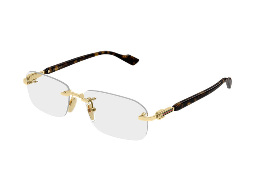 Gucci GG1221O-007 glasses - Gold & Havana