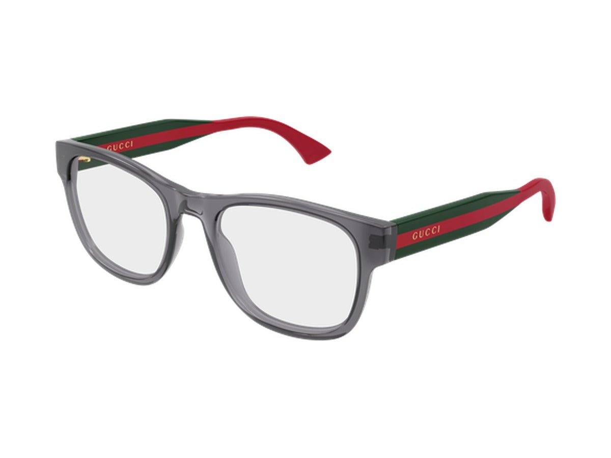 Gucci GG0004ONN-006 glasses - Grey & Green