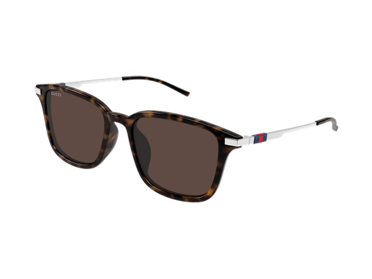 Gucci GG2246SK-002 sunglasses - Havana & Silver / Brown