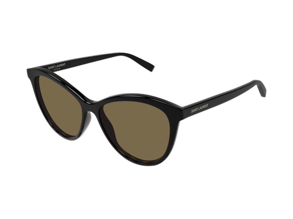 Saint Laurent SL 456-009 sunglasses - Black / Brown