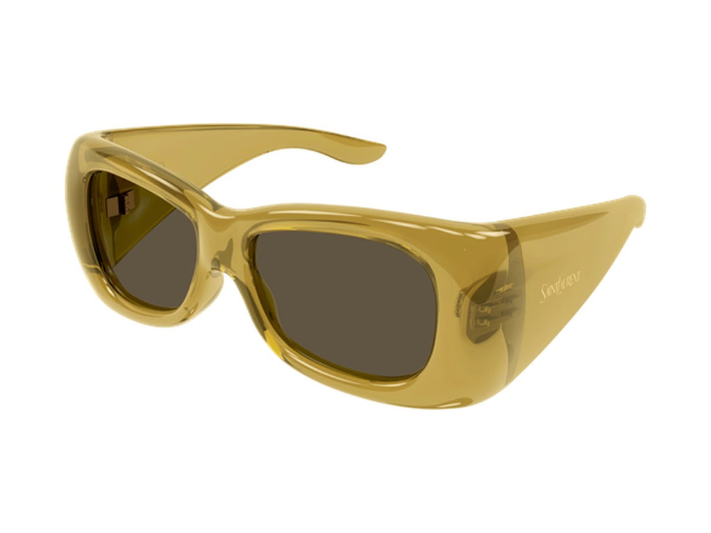 Saint Laurent SL 901 HOWL-011 sunglasses - Yellow / Brown 2
