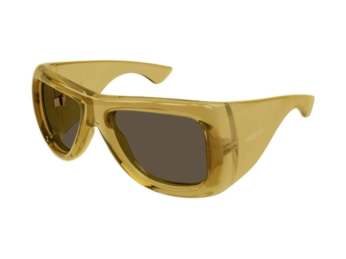 Saint Laurent SL 902 HOWL-011 sunglasses - Yellow / Brown 2