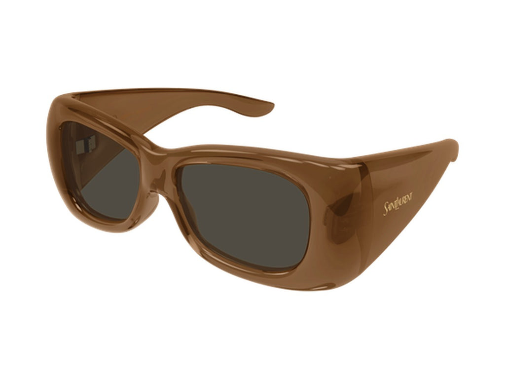 Saint Laurent SL 901 HOWL-017 sunglasses - Brown / Brown 5