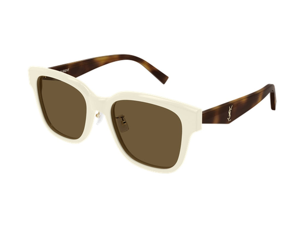 Saint Laurent SL M173/K-004 sunglasses - Ivory & Havana / Brown