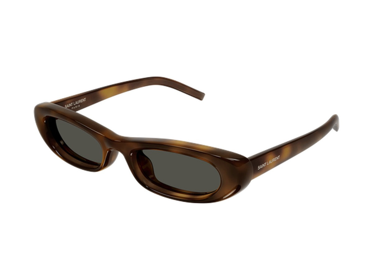 Saint Laurent SL 557 SHADE PLUMP-002 sunglasses - Havana / Grey