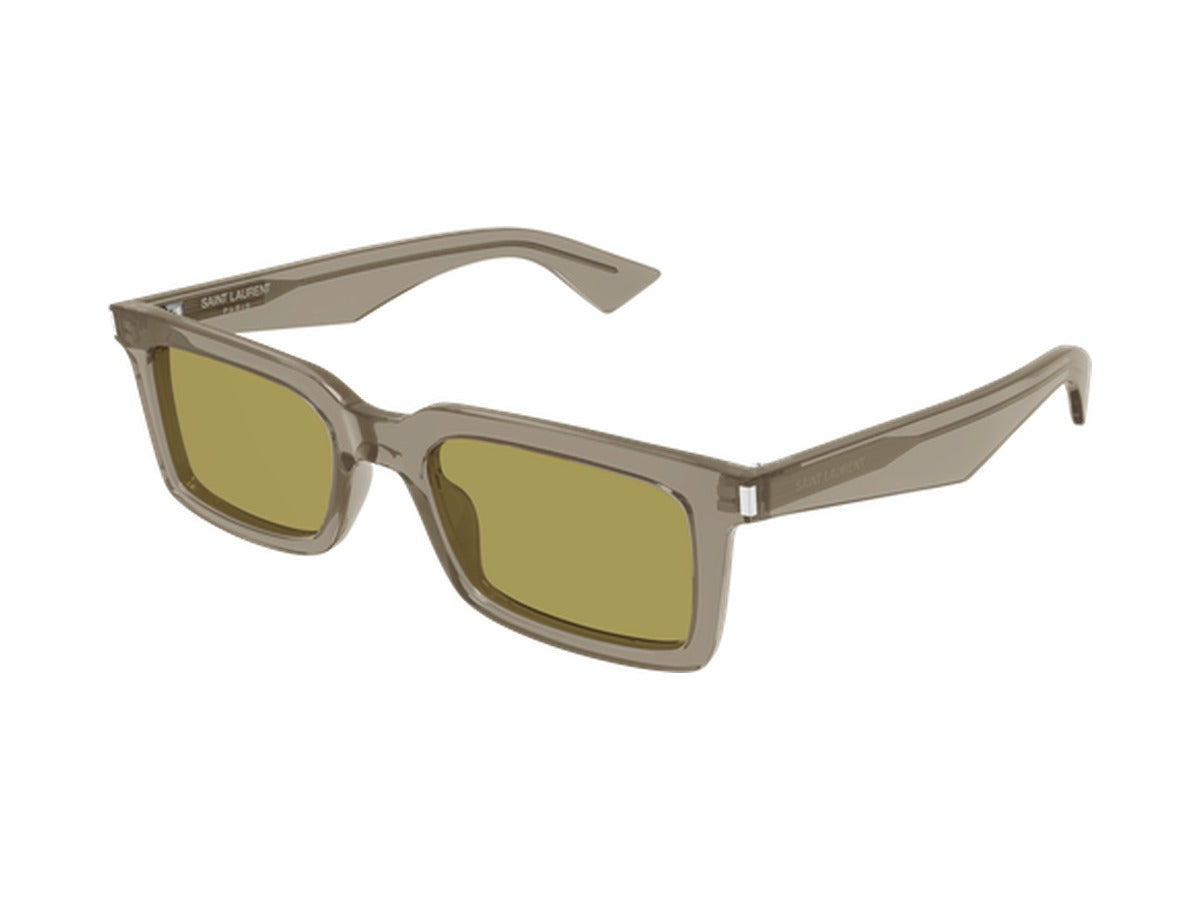Saint Laurent SL 860-005 sunglasses - Brown / Green 2