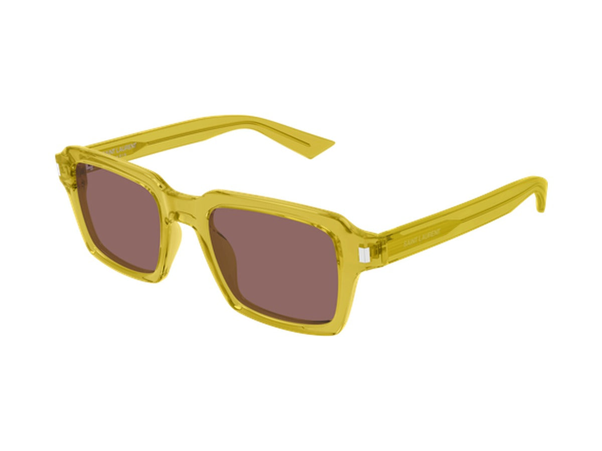 Saint Laurent SL 947-005 sunglasses - Yellow / Red