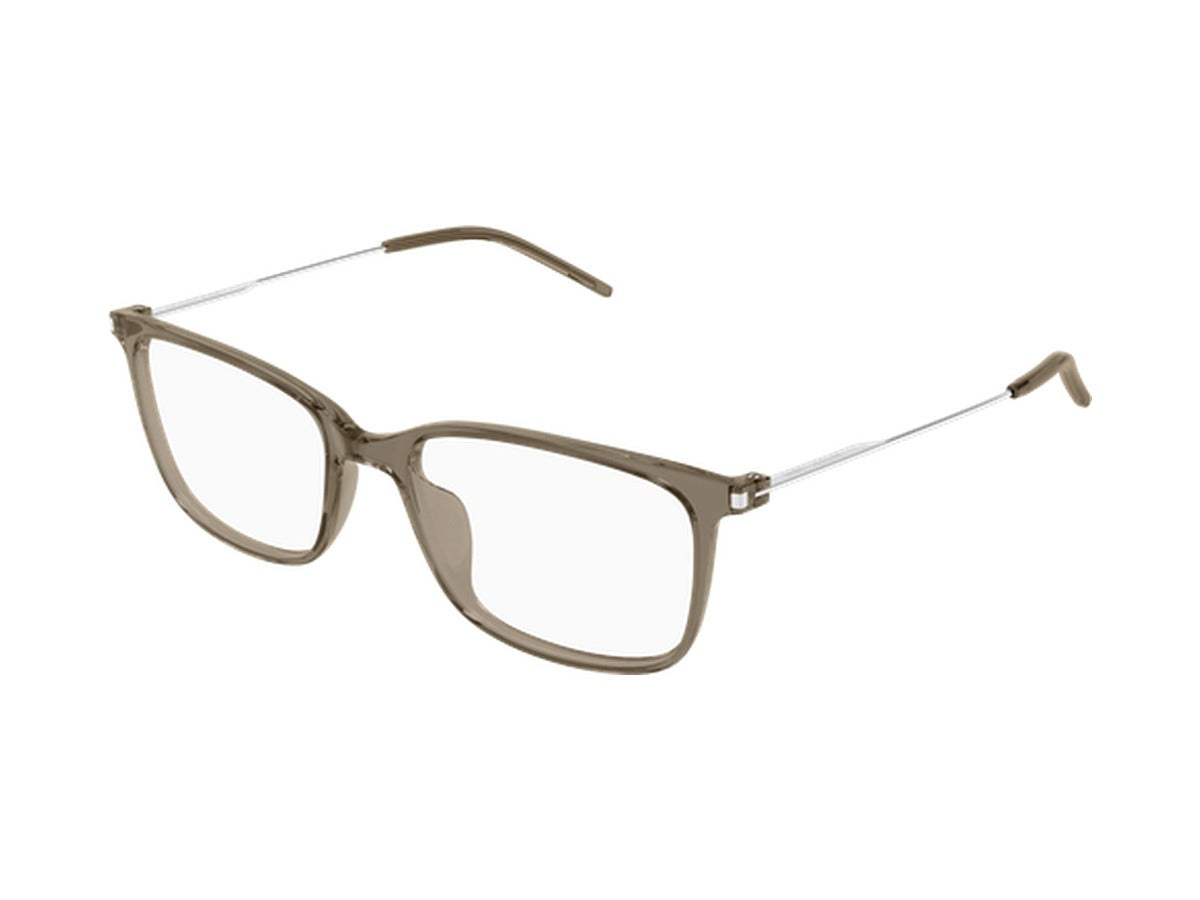 Saint Laurent SL 956-007 glasses - Brown & Silver