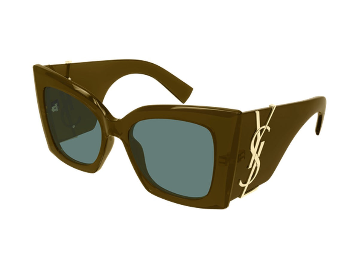 Saint Laurent SL M119 BLAZE CRYSTAL-003 sunglasses - Brown / Green
