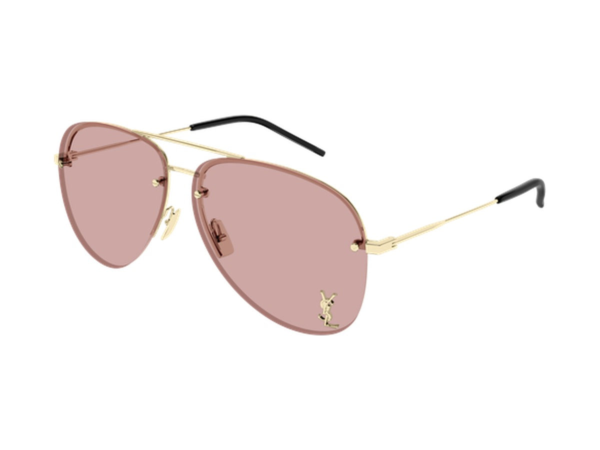 Saint Laurent CLASSIC 11 M-009 sunglasses - Gold / Pink