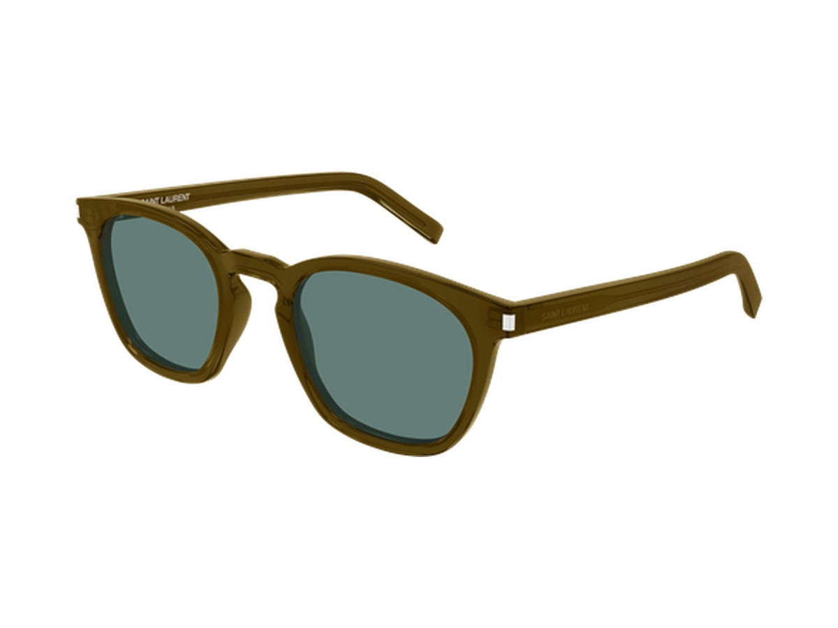Saint Laurent SL 28-059 sunglasses - Brown / Green 2