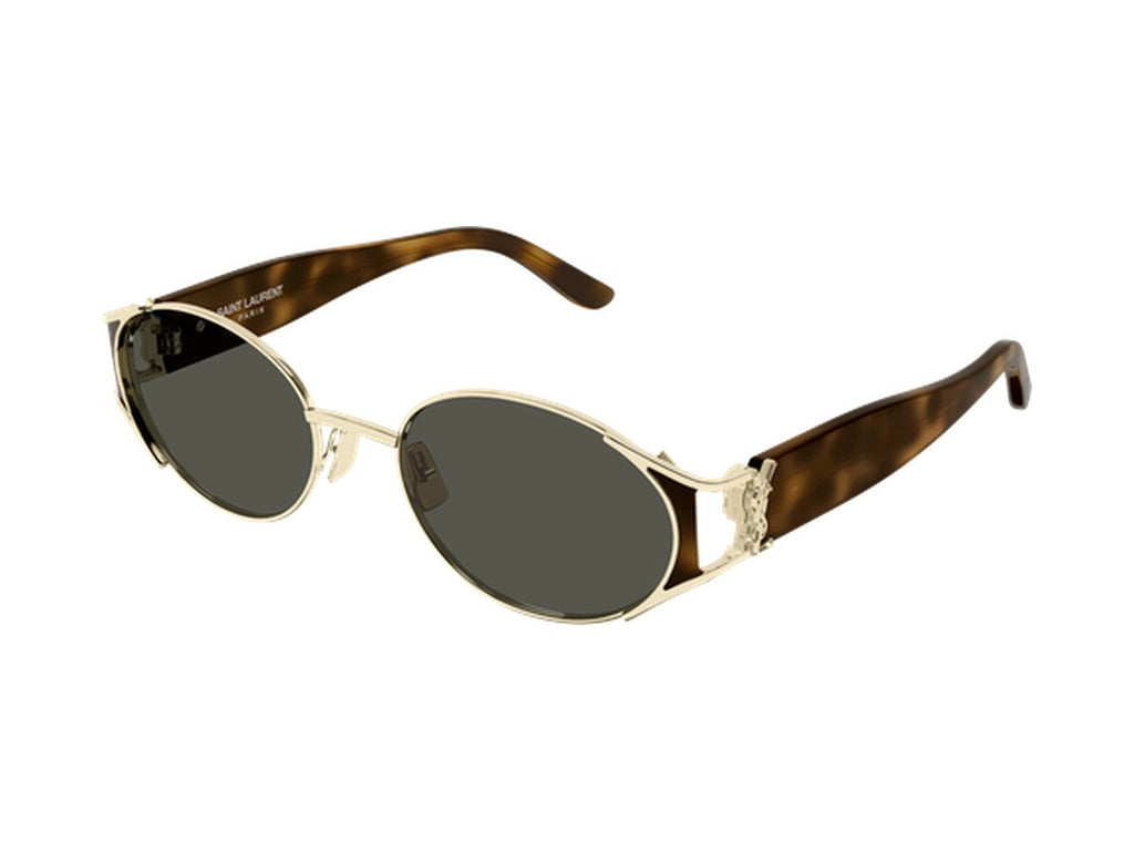 Saint Laurent SL M919-003 sunglasses - Gold & Havana / Grey