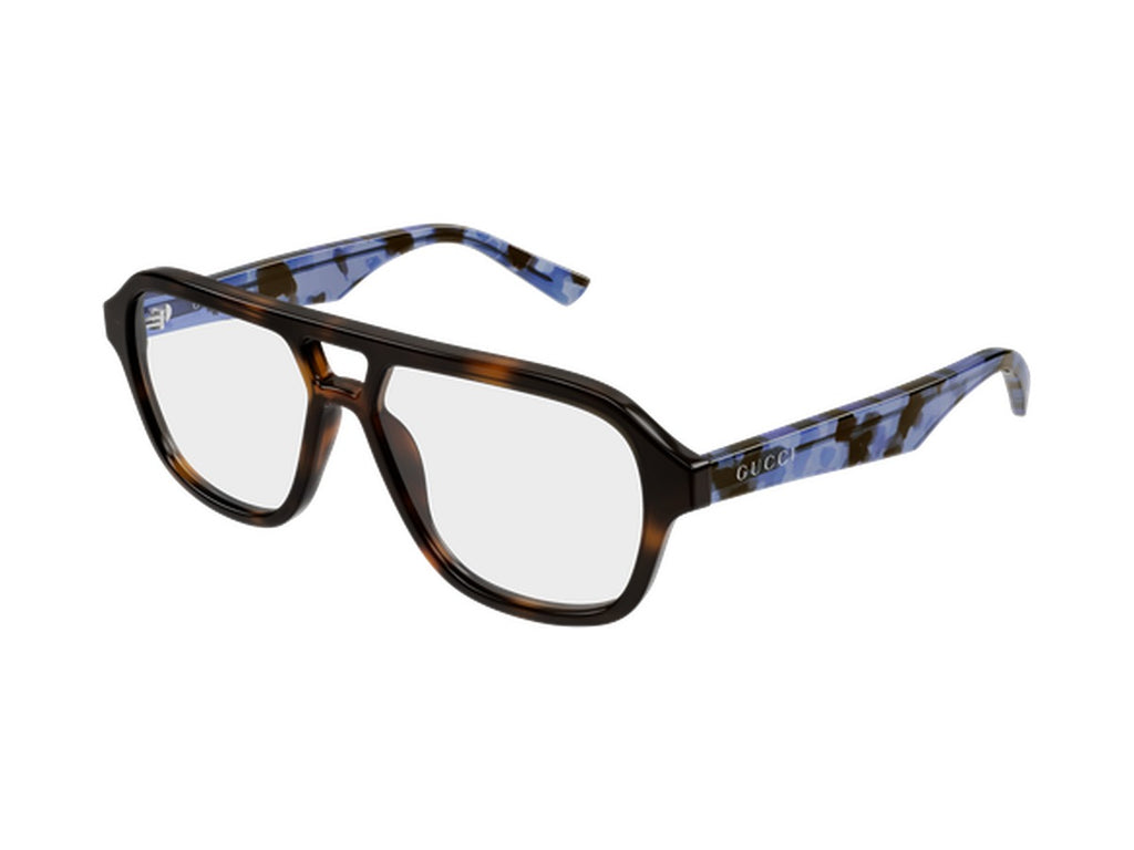 Gucci GG2183O-007 glasses - Havana & Blue